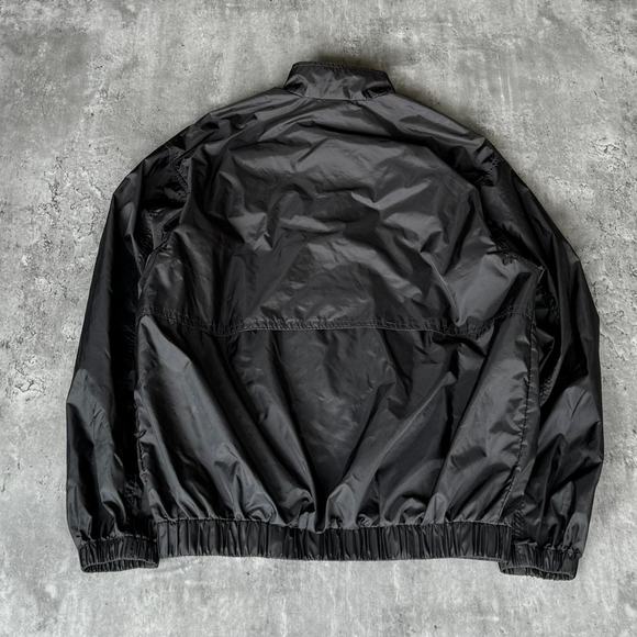 Vintage 90s Nike Black Windbreaker Lightweight Technical Jacket - Picture 2 of 3